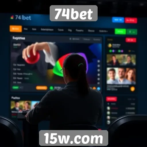 Experiência do usuário na interface do 74bet